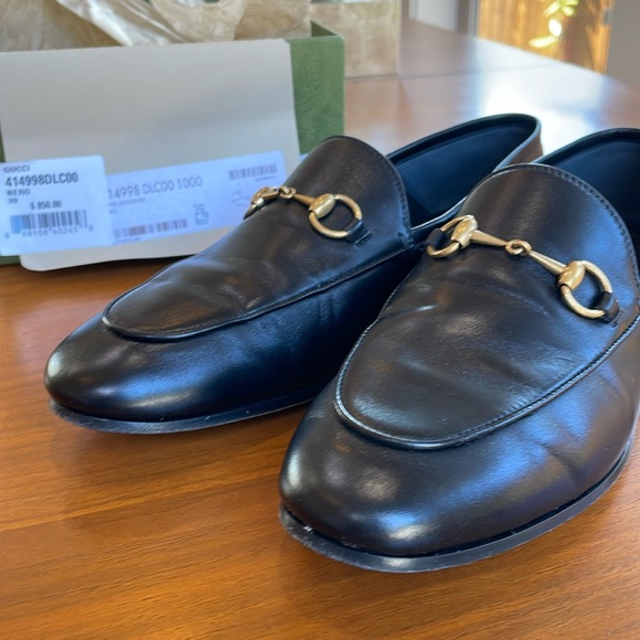 Gucci Brixton Leather Horsebit Loafers size 39 Box - Picture 3 of 13